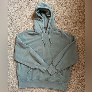 A&F Garment Dyed Hoodie with Side Slits